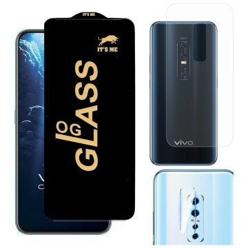 3-in-1 Full Protection for Vivo v17 pro: HD + Matte + Camera