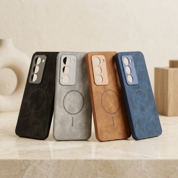 Xiaomi Redmi 15 Luxury Puloka Leather Protective Back Case
