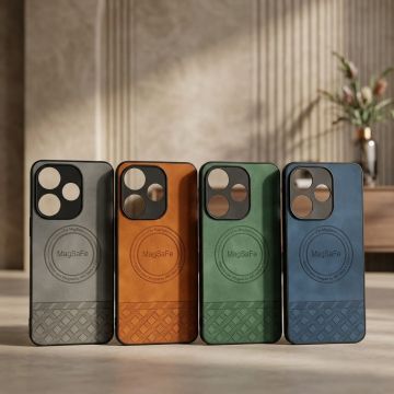 Xiaomi Redmi 13 Premium Soft Leather Bumper Case All Round Protection