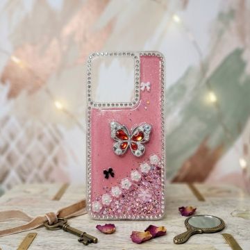 Ultimate Tecno Spark Go 2023 Butterfly Visual Stone Polished Stylish Phone Wrap