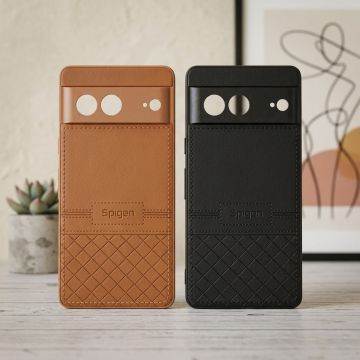 Google Pixel 7 Ergonomic Leather Texture Case Premium Handheld Experience