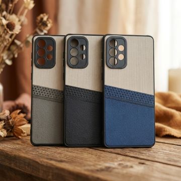 Samsung A73 Case Multicolor Dual Tone Premium Soft Leather Back Cover