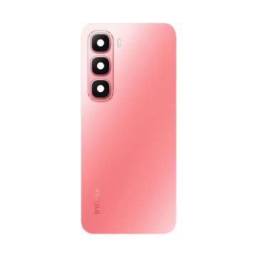 Infinix Hot 60i Plastic Back Housing with Camera Lens - Pink