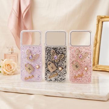 Realme Note 80 Golden Motif Glitter Case Premium Quality Luxury Back Cover