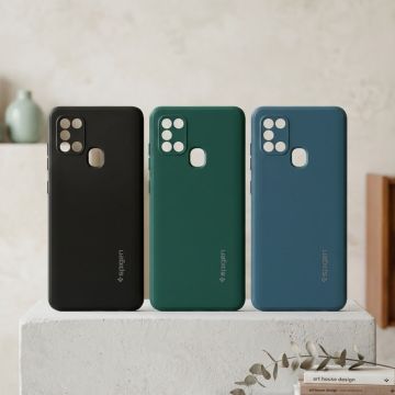 Ultimate Spigen Plain Series Secure Fit Samsung A21s Cover