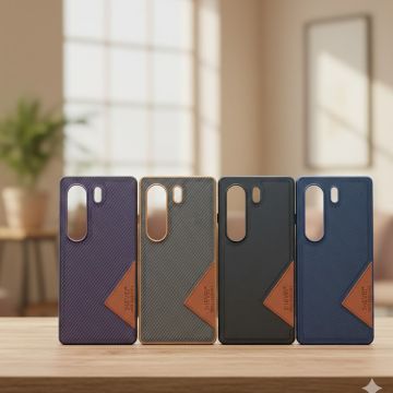 Premium Soft-Touch Leatherette Back Cover for Tecno Camon 40 - Multicolor Edition