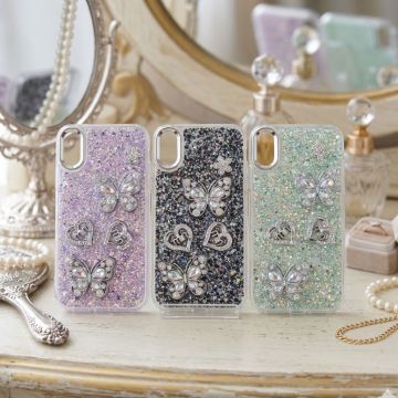 Ultimate Apple iPhone XR Butterfly Glitter Accessory for Modern Women