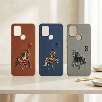 Premium Leather Polo Case for Infinix Hot 10 Multicolor