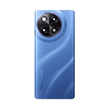 Tecno Camon 30s Plastic Back Housing with Camera Lens - blue