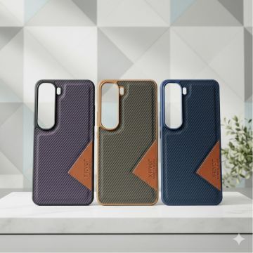 Premium Soft-Touch Leatherette Back Cover for Vivo Y200 4G - Multicolor Edition