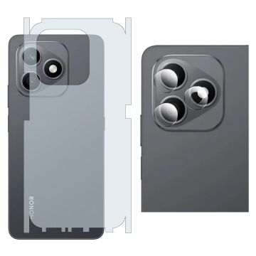 Honor x8d Back Matte Thin Sheet Protector + 9H Back Camera Lens Protector 2-in-1 Back Protection Bundle