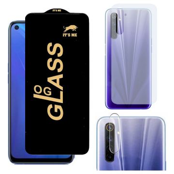 3-in-1 Full Protection for Realme 6: HD + Matte + Camera