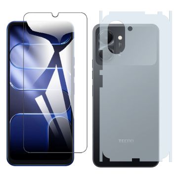2-in-1 360 Protection Pack for Tecno Spark Go 3: Polish + Matte