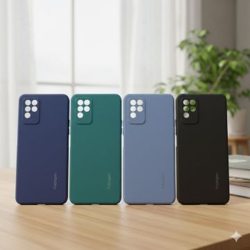 Premium Infinix Note 10 Soft TPU Back Case Official Spigen Design Multicolor