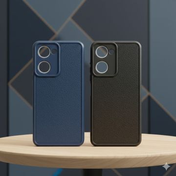 Vivo Y18 4G Protective Shell Elegant Leather Texture and Vibrant Palette