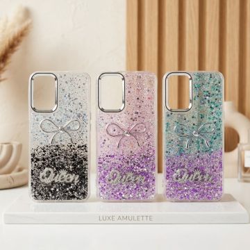 Oppo A96 Queen Still Glitter Case Sparkle Cover