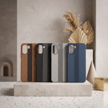 Oppo A6x Case Premium Quality Leather Finish Phone Cover