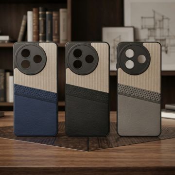 iTel S24 Case Multicolor Dual Tone Premium Soft Leather Back Cover