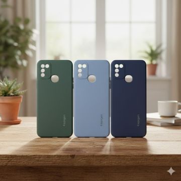 Premium Infinix Hot 11 Play Soft TPU Back Case Official Spigen Design Multicolor