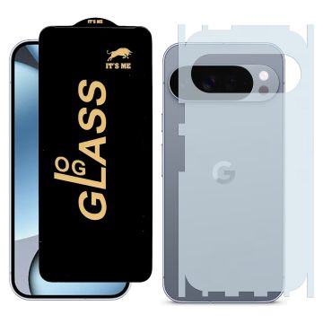 2-in-1 360 Protection for Google Pixel 10 pro xl: HD Glass + Back Matte