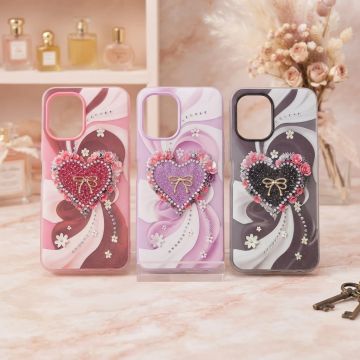 Tecno Spark Go 3 Premium Heart Printed Cute & Protective Case