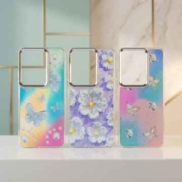 Vivo Y29 Butterfly Case Premium Glitter Shiny Printed Cover