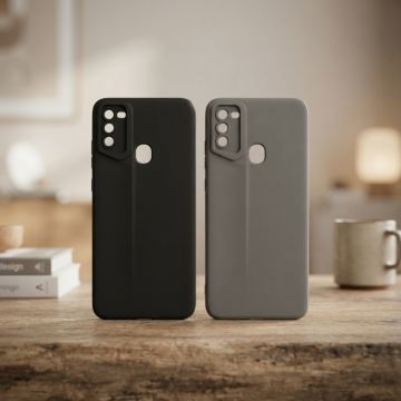 Samsung M11 Back Matte Soft Case Full Camera Protection Slim Design
