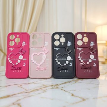 Infinix Smart 8 Back Cover – Kitty Heart Multicolor