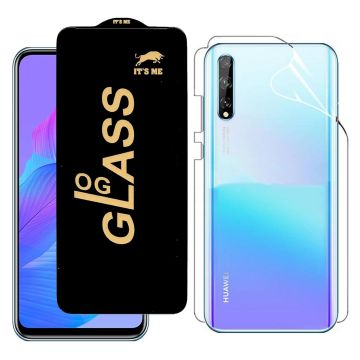 2-in-1 360 Protection for Huawei y8p: HD Glass + Back Matte