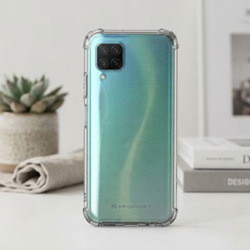 Huawei Nova 7i Crystal Clear Soft TPU Shockproof Dust Plug Transparent Case
