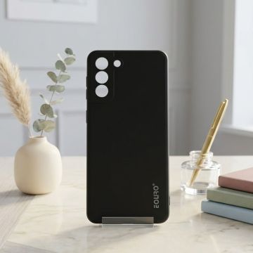 Premium European Black Plain Case for Samsung S21 Plus