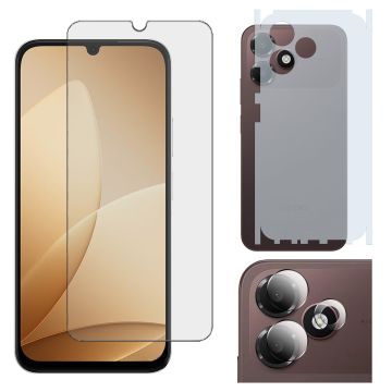 3-in-1 360 Bundle for Oppo A6c: Gorilla + Matte + Camera