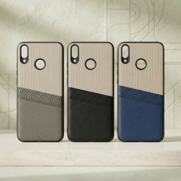 Huawei Y9 2019 Case Multicolor Dual Tone Premium Soft Leather Back Cover