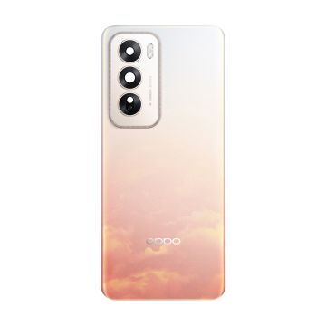Oppo Reno 12 Plastic Back Housing with Camera Lens - Pink