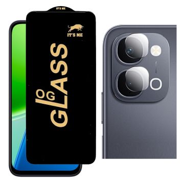 Vivo Y31d HD OG Premium Quality Glass + 9H Back Camera Lens Protector 2-in-1 Deal