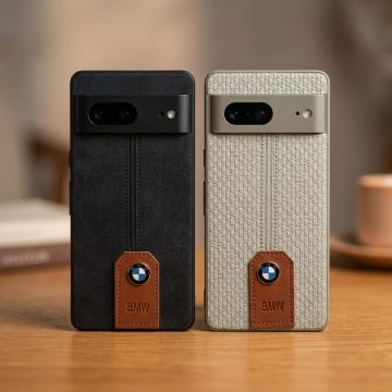 Google Pixel 7 Premium Leather Case with BMW Emblem