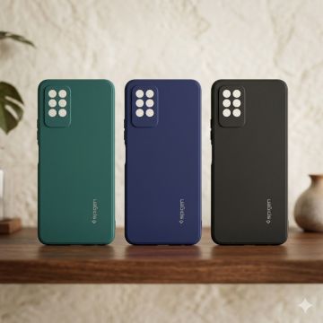 Ultimate Spigen Plain Series Secure Fit Infinix Note 8i Cover