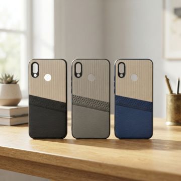 Huawei P20 Case Multicolor Dual Tone Premium Soft Leather Back Cover