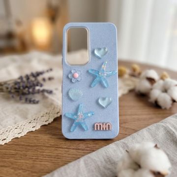 Premium Quality Glitter Starfish Ladies Case For Infinix Hot 60