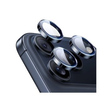 Camera Protective Glass Lens for iPhone 17 Pro Max - Black Color Glass Lens Cover