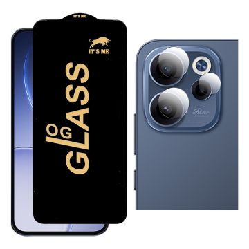 2-in-1 Protection for Oppo Reno 15F: HD Glass + Camera Protector