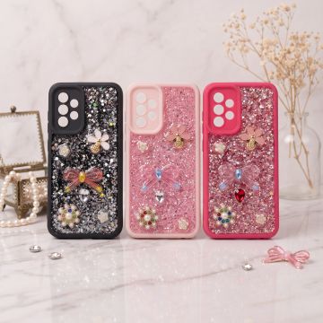 Stylish Multicolor Glitter Premium Phone Case For Samsung A52