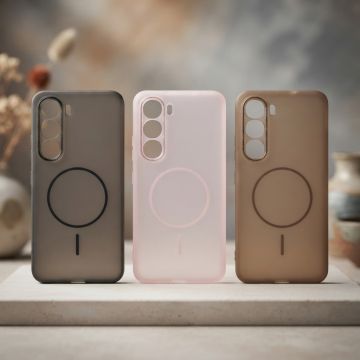 Infinix Hot 60 Back Cover – Matte Carbon Fiber Camera Protection