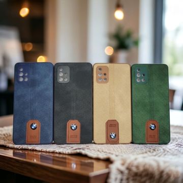 Samsung A71 Premium Leather Case with BMW Emblem