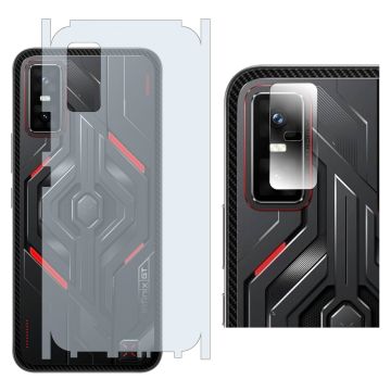 Infinix GT 30 Pro Back Matte Thin Sheet Protector + 9H Back Camera Lens Protector 2-in-1 Back Protection Bundle