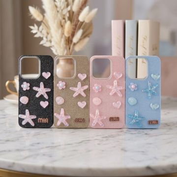 Premium Quality Glitter Starfish Ladies Case For Xiaomi Redmi 15C