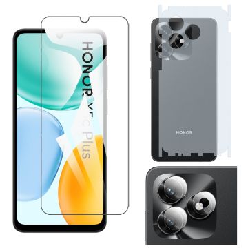 3-in-1 360 Matte Bundle for Honor x5c plus: Polish + Matte + Camera