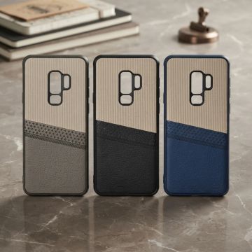 Samsung S9 Plus Case Multicolor Dual Tone Premium Soft Leather Back Cover