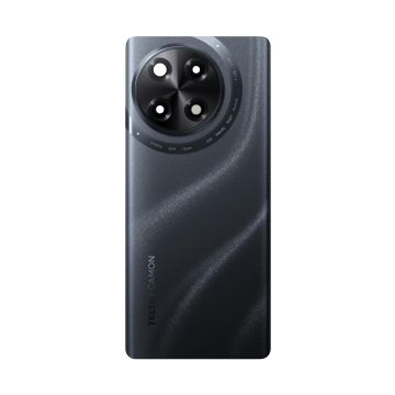 Tecno Camon 30s Plastic Back Housing with Camera Lens - Black