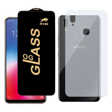 2-in-1 360 Protection for Vivo v9: HD Glass + Back Matte